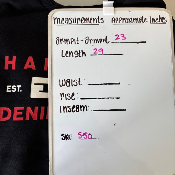 Diesel Men's Size Large Hardwear Denim Division Sweatshirt Black Red Y2K - Picture 10 of 10